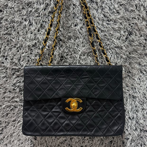 샤넬 클래식 빈티지 점보백