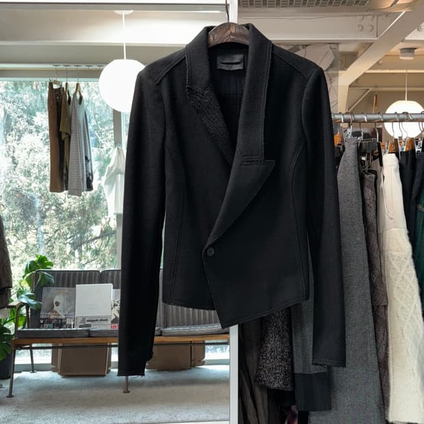 디젤 블랙 골드 버진울 자켓