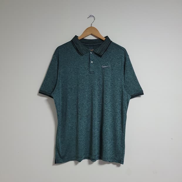 (4XL) NIKE 나이키 드라이핏 기능성 카라 폴로 셔츠 반팔