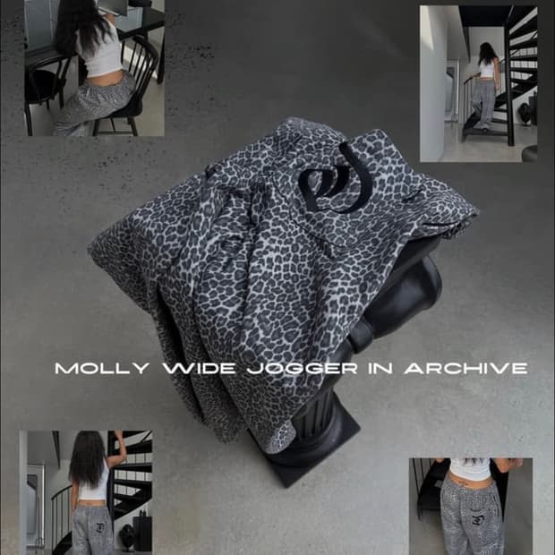 오도어 레오파드 몰리조거 2사이즈