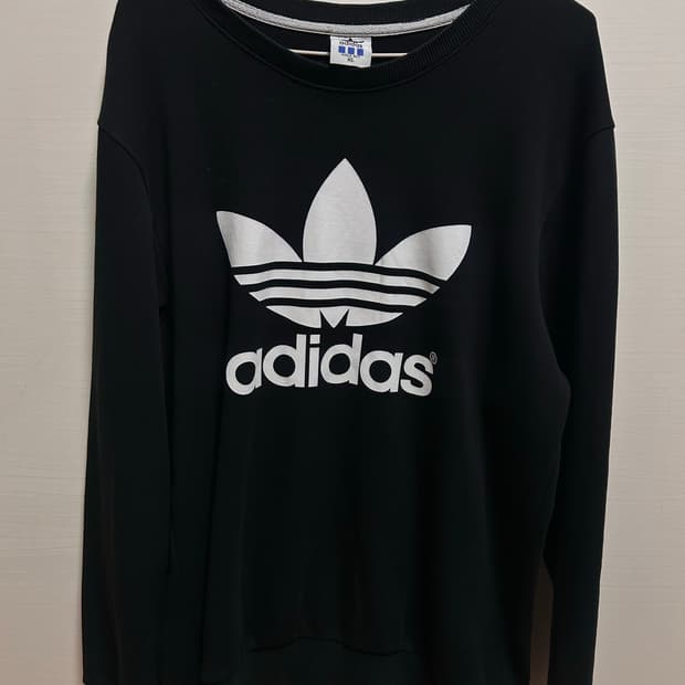 아디다스 블랙 맨투맨 XL