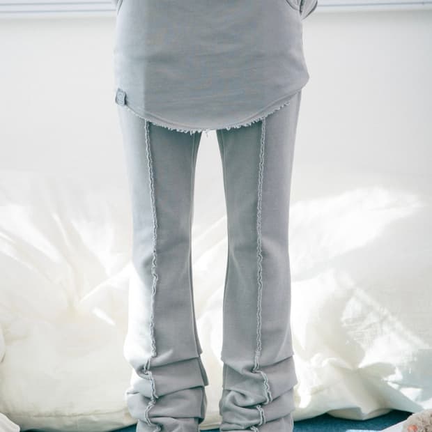 허그유어스킨 스커트 팬츠