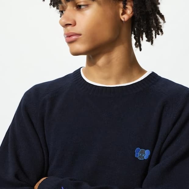 유니클로 카우스 램스울 니트