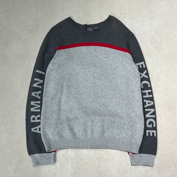 아르마니 익스체인지 로고 니트 s09266