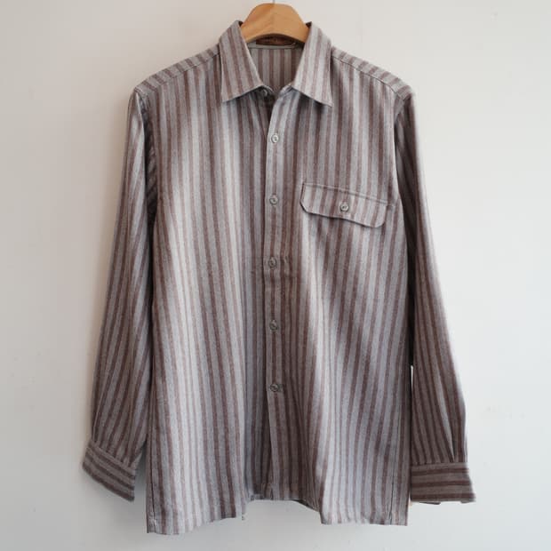 PIERRE BALMAIN 발망 포켓 울 셔츠