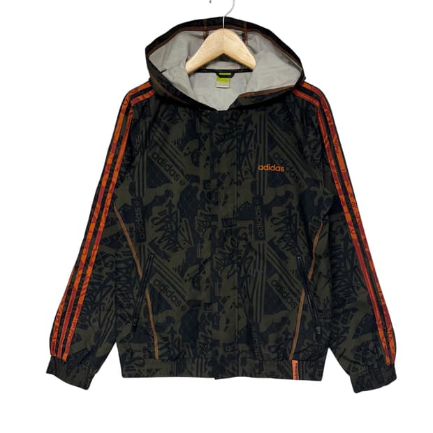 아디다스 네오 3S 멀티그래픽 바람막이