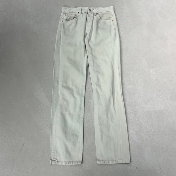 usa 리바이스 501 화이트 데님 s08998