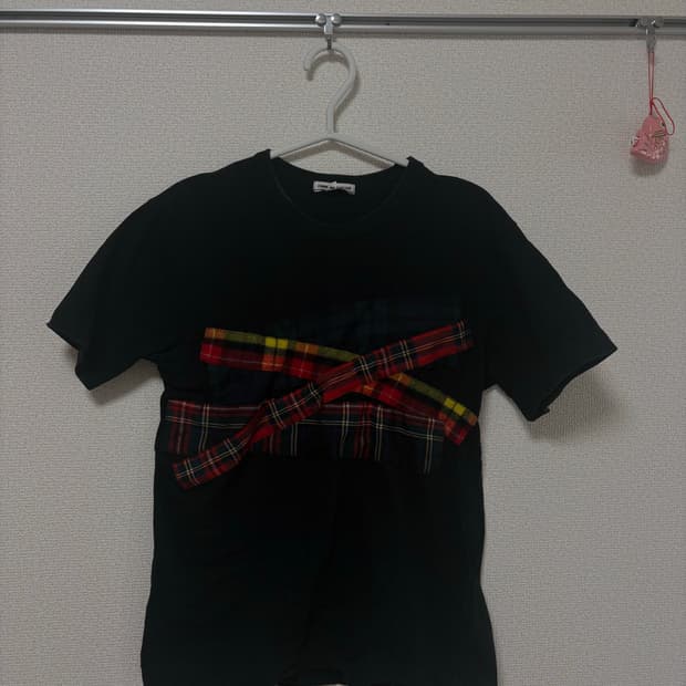 Comme des Garcons 체크 반팔티셔츠