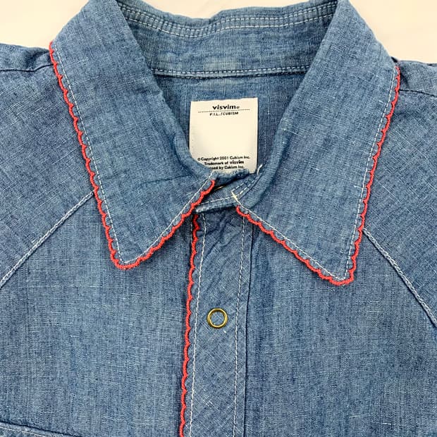 비즈빔 샴브레이 셔츠 3