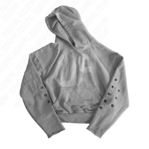 Eyelet Washed Hoodie