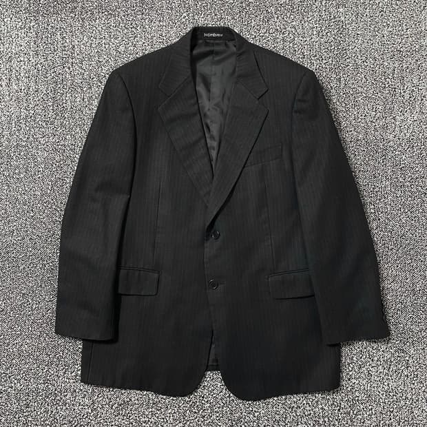 빈티지9. YSL 입생로랑 빈티지 스트라이프 정장 자켓 블레이저