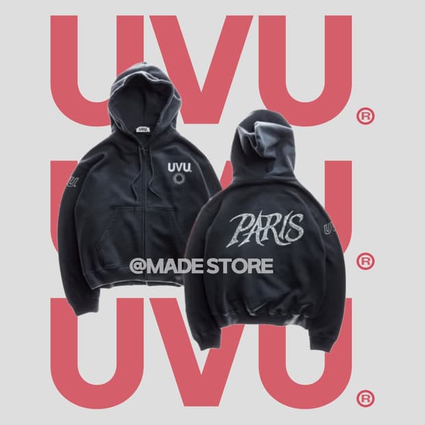 UVU 파리 후드집업 셋트