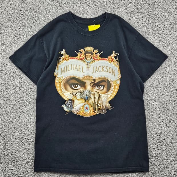 92~93 마이클잭슨 월드투어 빈티지 반팔 티셔츠 (S추정)/ 11822