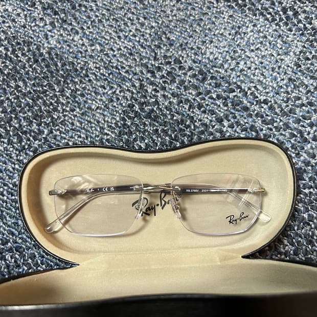 레이밴 무테 안경 54