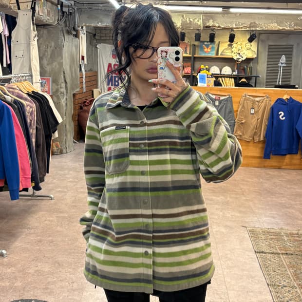 콜롬비아 연두 폴리스 자켓 #4222