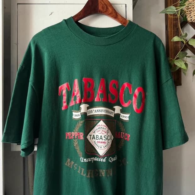 [XL]90's Hanes Made in USA 타바스코 티셔츠