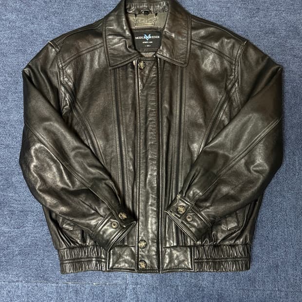 [M] 빈티지 램스킨 레더자켓