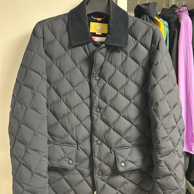 바스통 108 퀼팅자켓 코마츠 원단