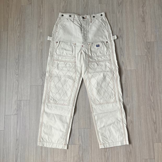 (새상품) 캐피탈 씬 캔버스 럼버 팬츠 키나리