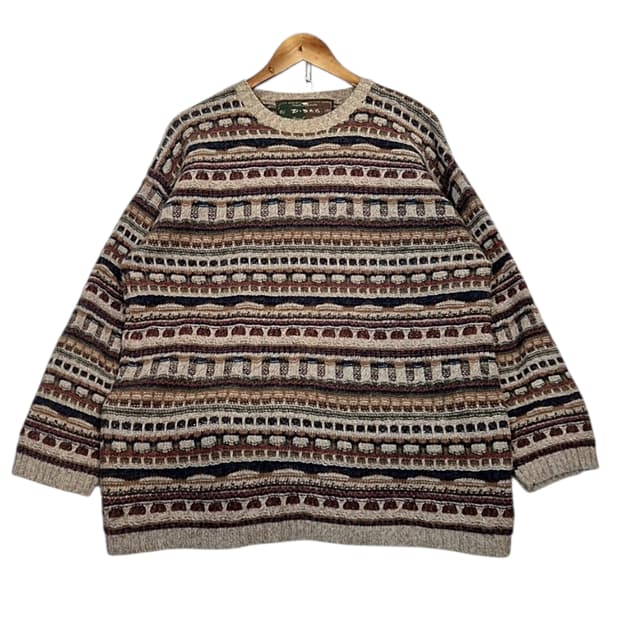 D-day 케이블 패턴 니트