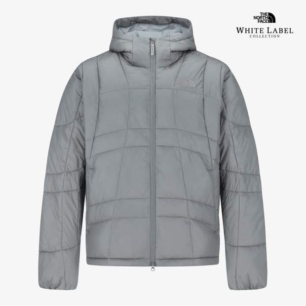 새상품) 노스페이스 웨이브 온 볼 경량 패딩 그레이