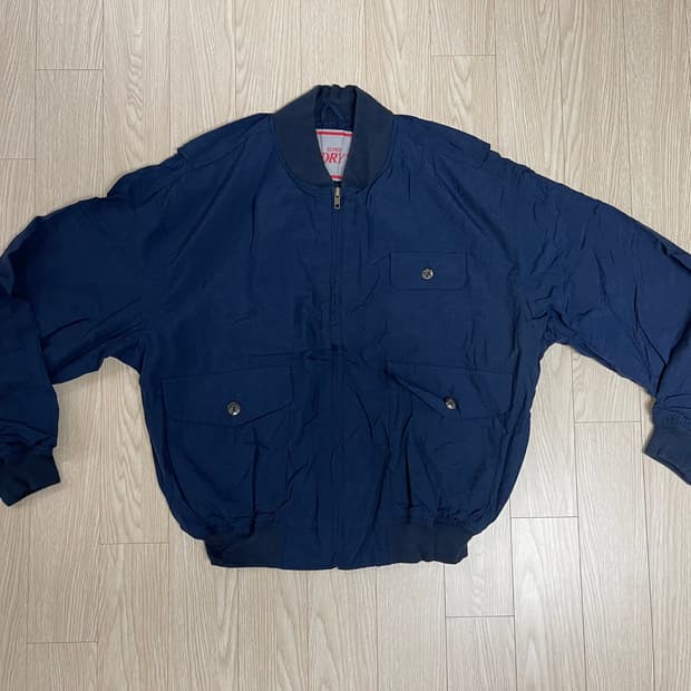 아사히 수퍼 드라이 비어 블루종 자켓 빈티지 90s