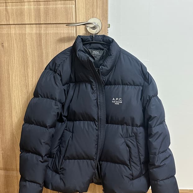 A.P.C. 다운 패딩 L 다크네이비