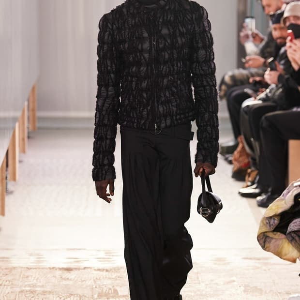 Trussardi runway jacket