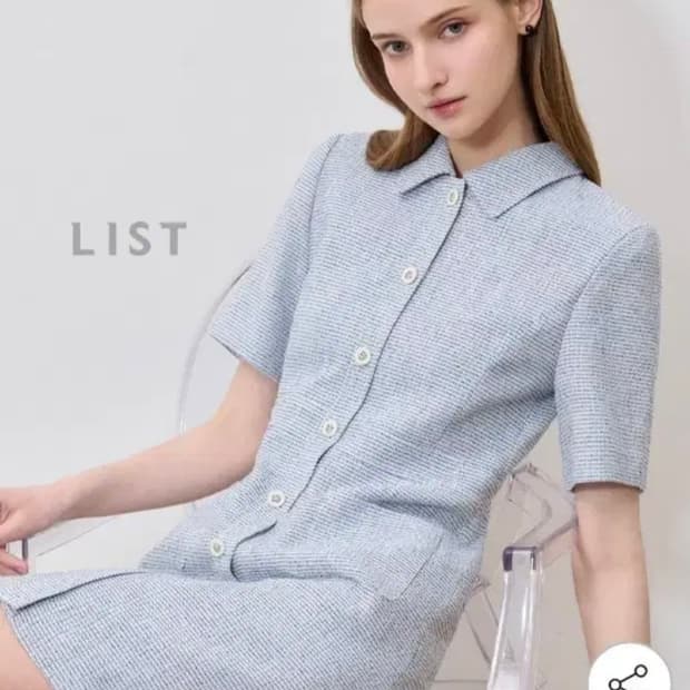 LIST 트위드 클래식 원피스(66)