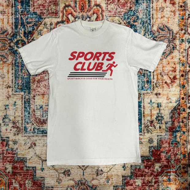 [S] 스포티앤리치 sports club 반팔 티셔츠