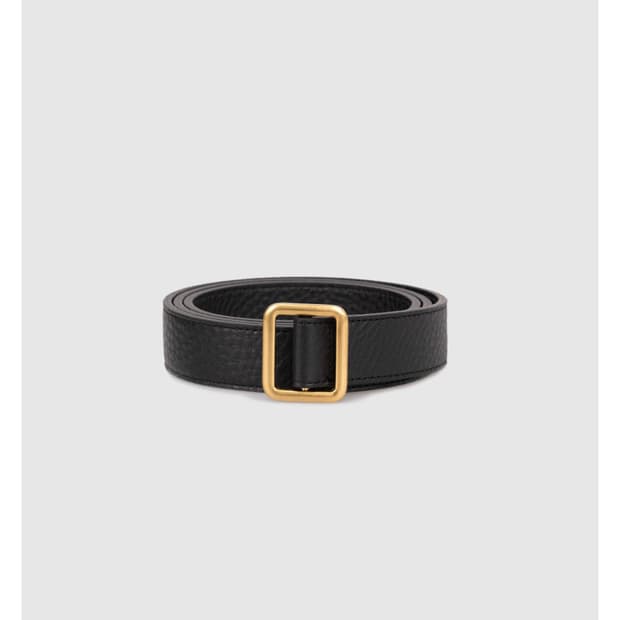 아이엘 aieul 슬라이더 벨트 slider belt 블랙/골드