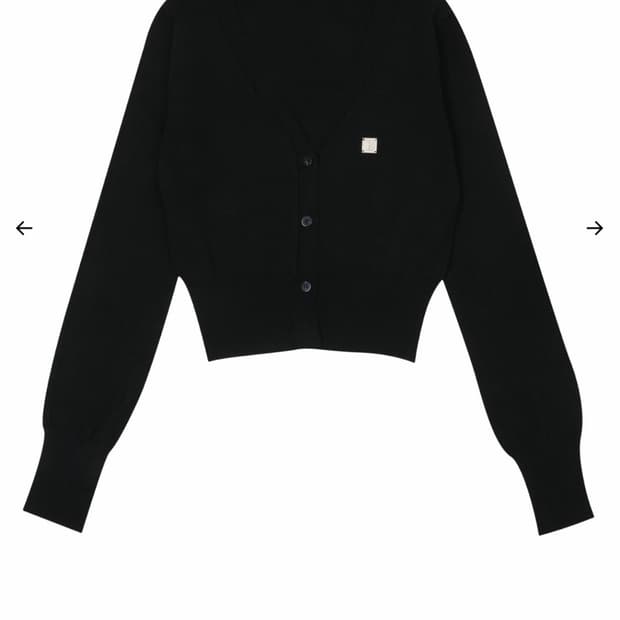 보헤미안서울 심볼 y 가디건 블랙