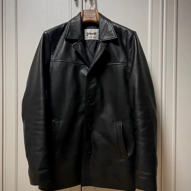 쇼트 레더 카코트 가죽 자켓