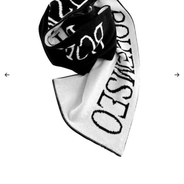 택포, 새상품) 보헤미안서울 자카드 니트 머플러