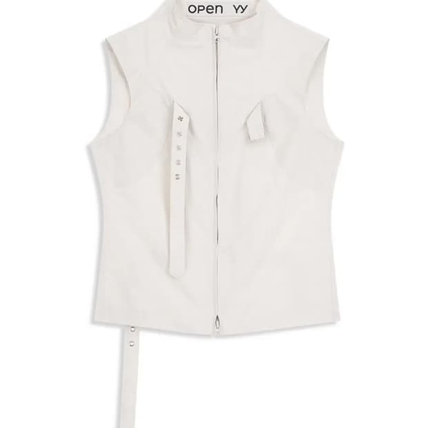 오픈와이와이 open Yy 벨트 집업 베스트