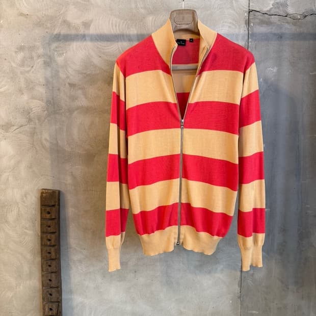 폴스미스 짚업 가디건 100