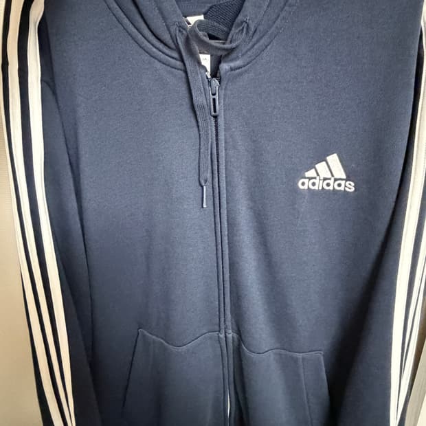 아디다스 후드집업 네이비 3XL