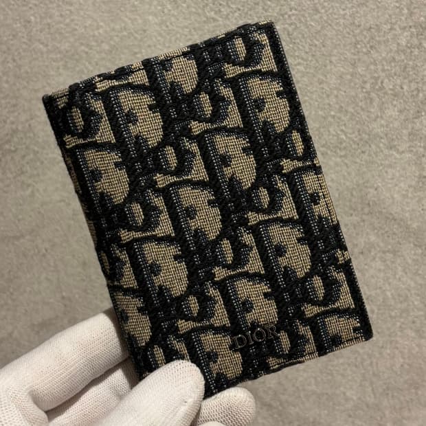 A+ OS사이즈 디올 오블리크 오거나이저 베이지