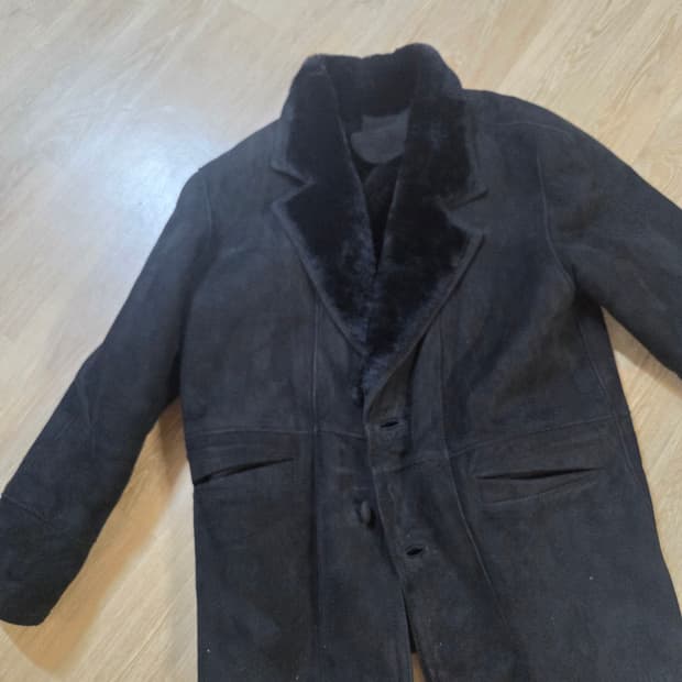 양가죽 스웨이드 무스탕 100