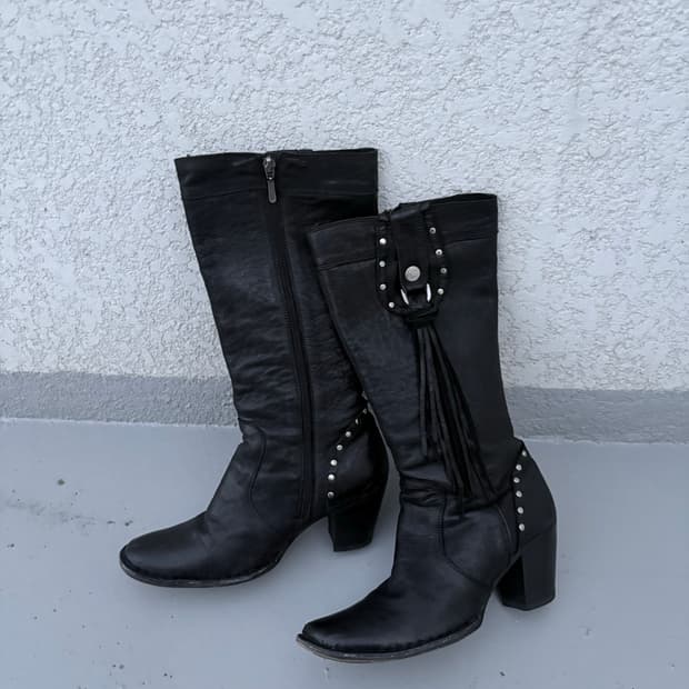 26 Yohji Yamamoto Y'saccs western boots