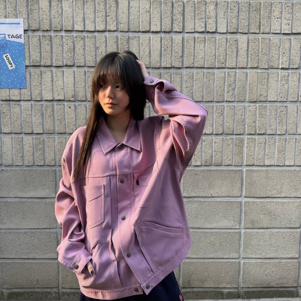 니들스 핑크 페니 자켓