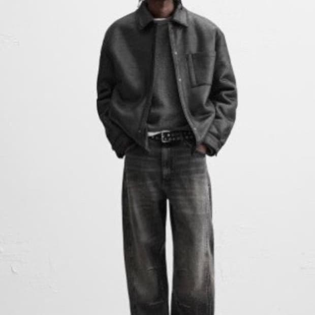 자라 가죽자켓 블랙 판매합니다