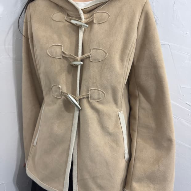 comme ca ism hood duffle jacket