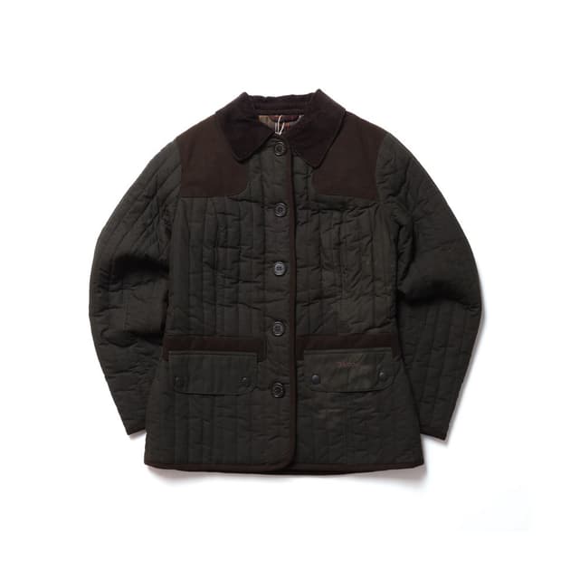 바버 Barbour Waxed Quilting Jacket 

