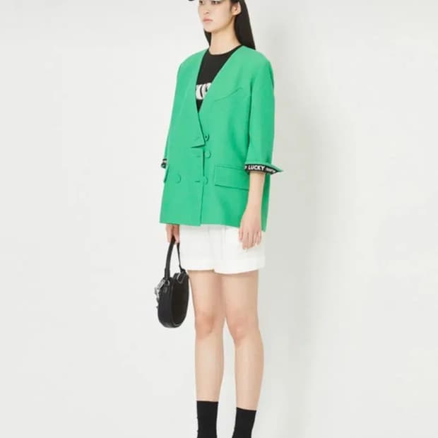 23ss  Lucky chouette 럭키슈에뜨 린넨 자켓