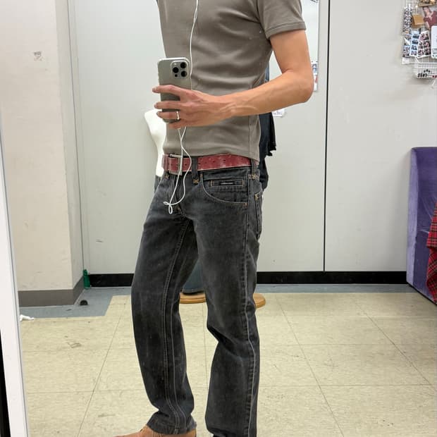 Dolce&Gabbana low straight plate jeans