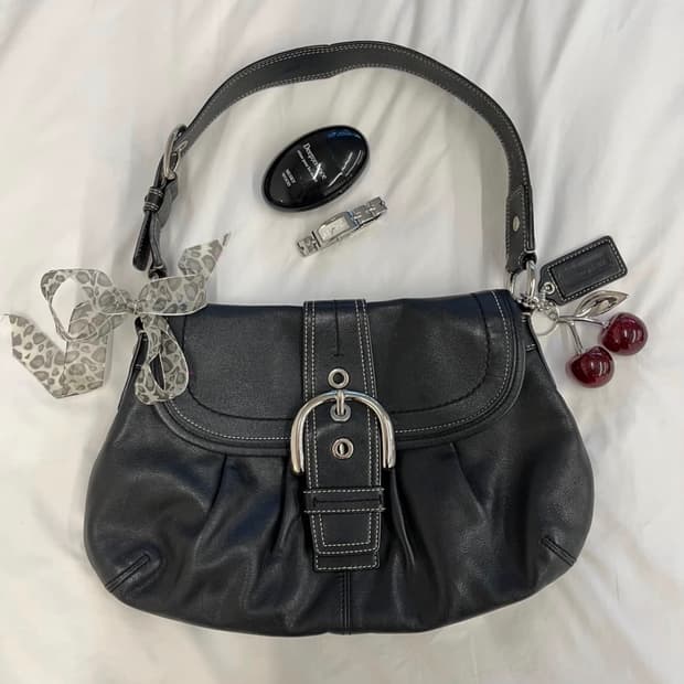 Vintage coach shoulder bag