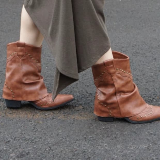 헤비브 STUD HALF BOOTS 245