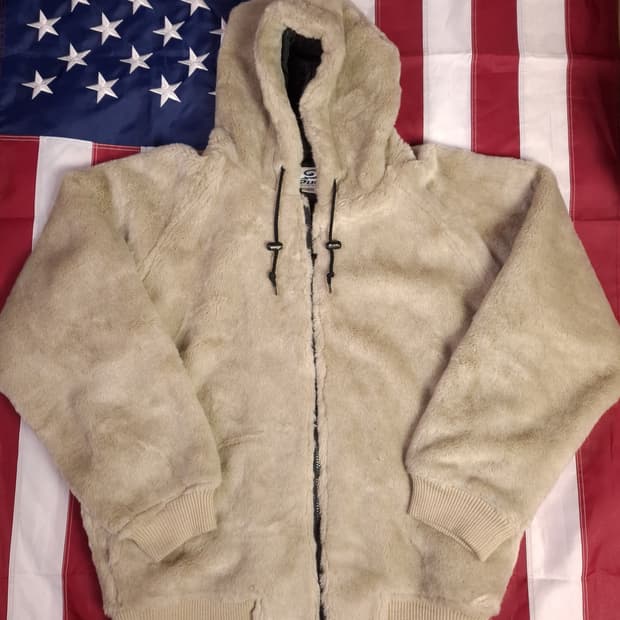 새제품급 오리지날 일본판 PIKO 피코 퍼 플리스 후드 자켓