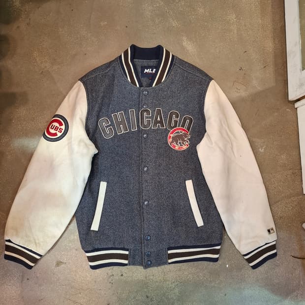 MLB 시카고 컵스 레더 바시티